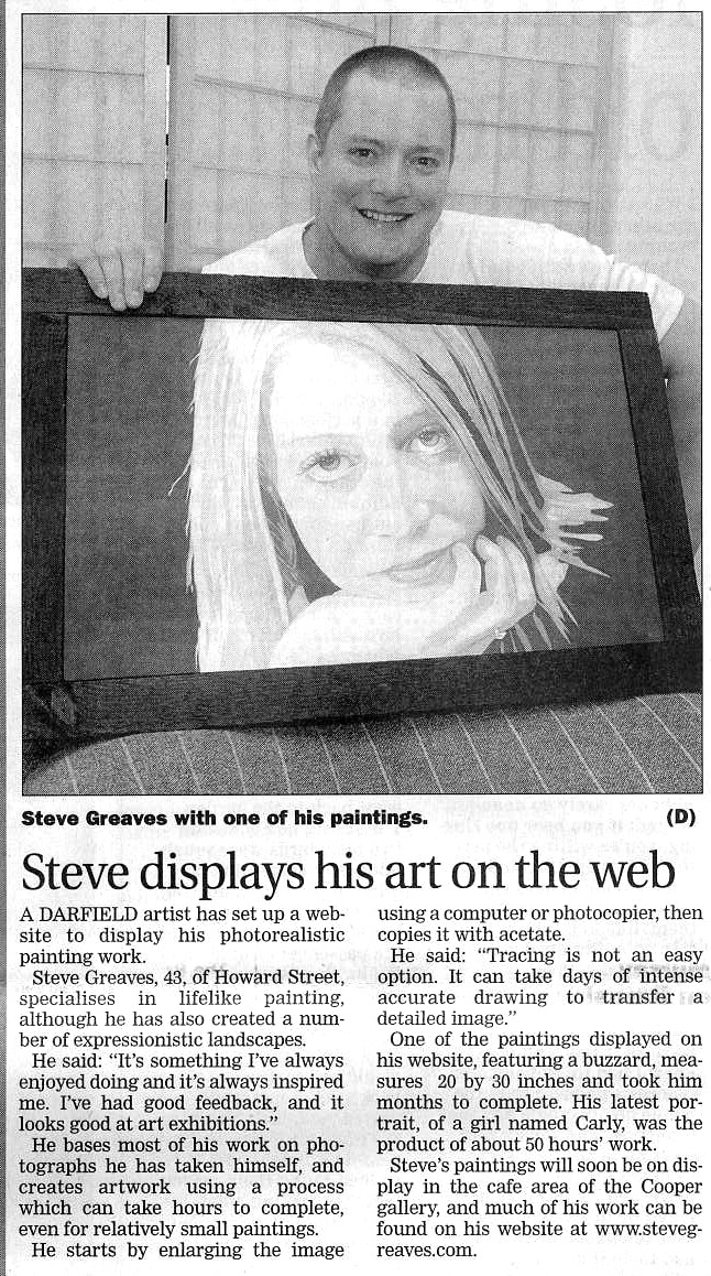 Barnsley Chronicle 3 Aug 2006