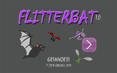 Flitterbat - The Video Game - Splash Screen