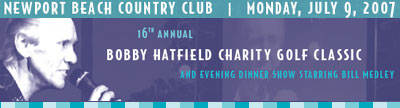 Bobby Hatfield Charity Golf Classic